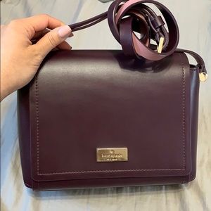 Purple Kate spade bag